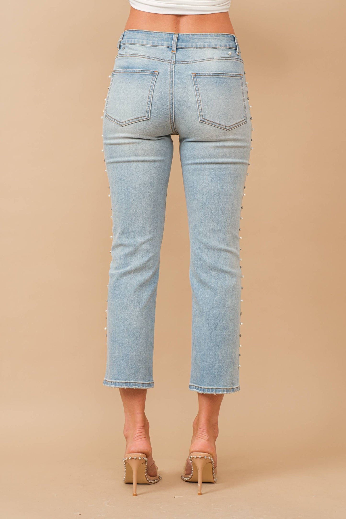 Rhinestone Jewel Denim Jeans