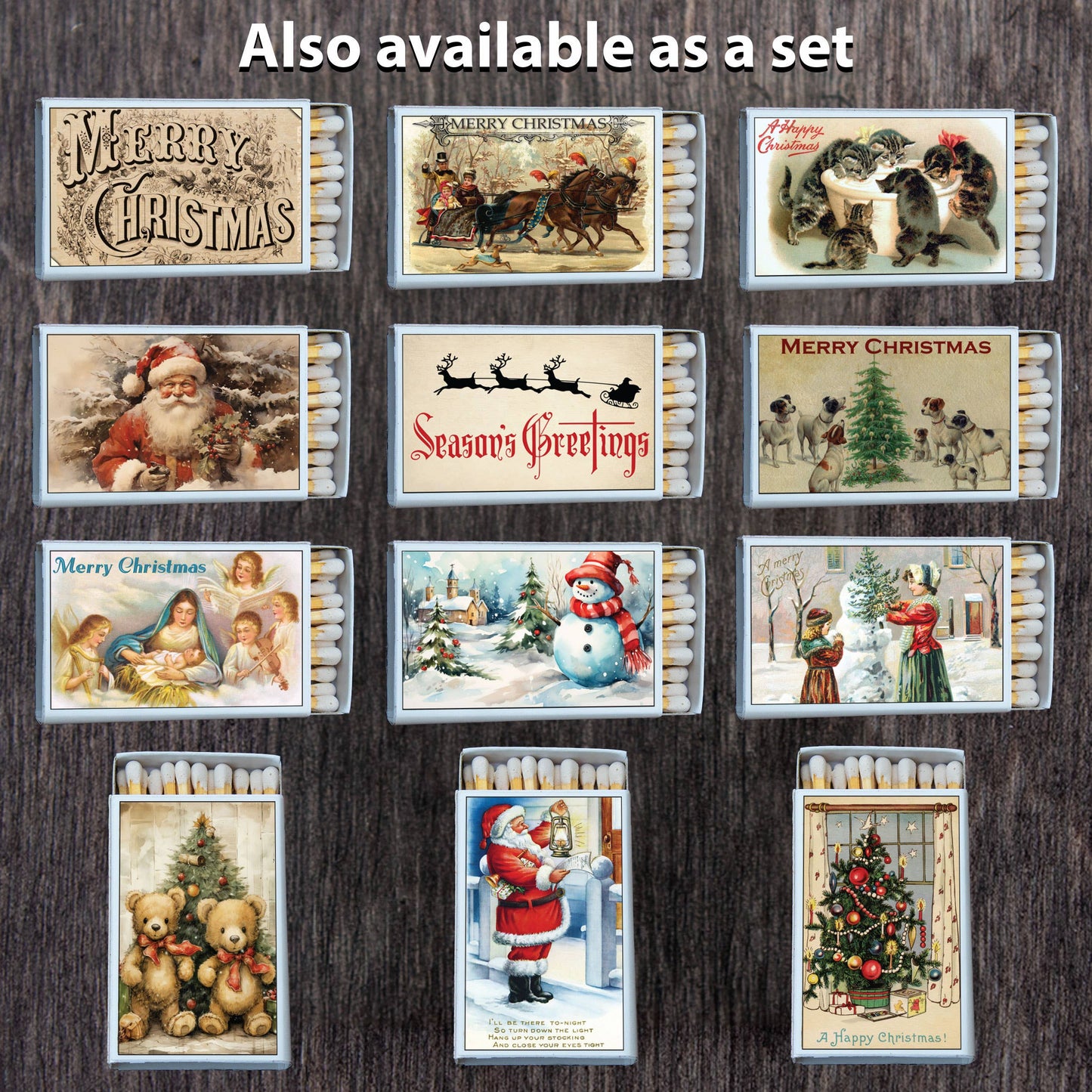 Christmas Tree Matchbox