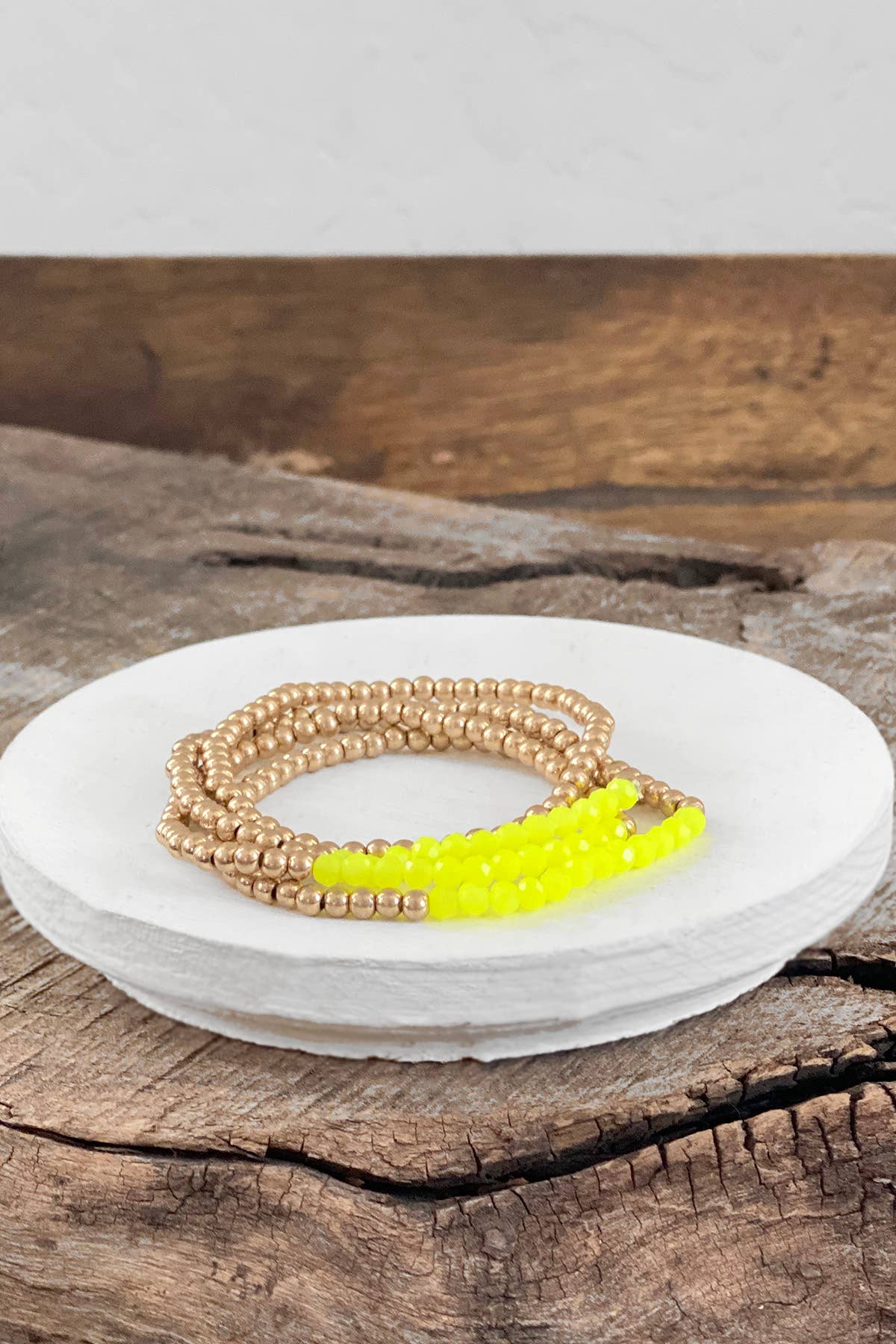 Bracelet stack glass beads