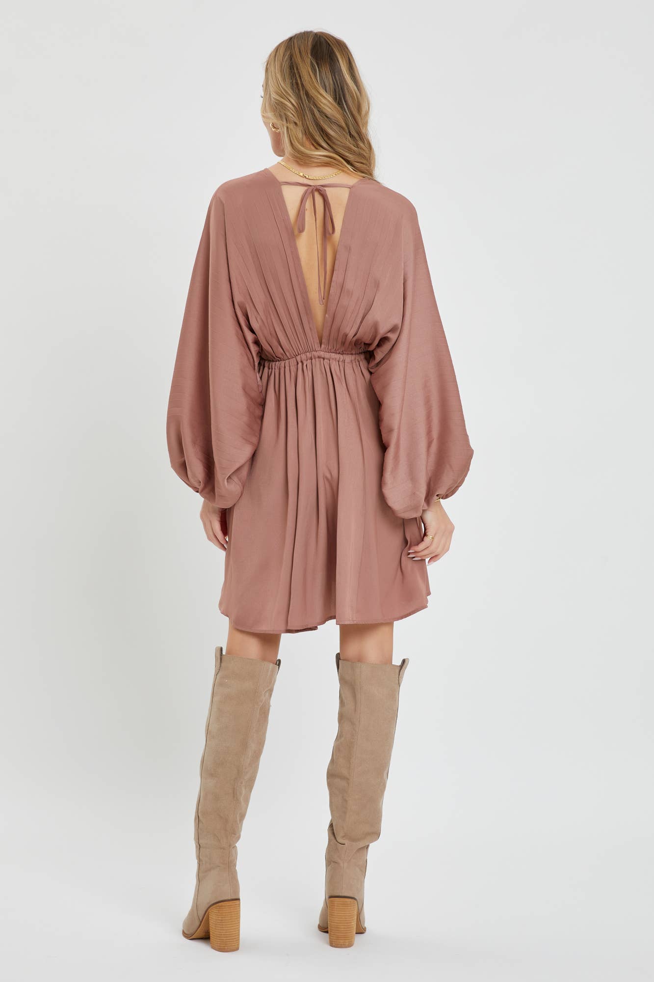 SATIN MINI DRESS