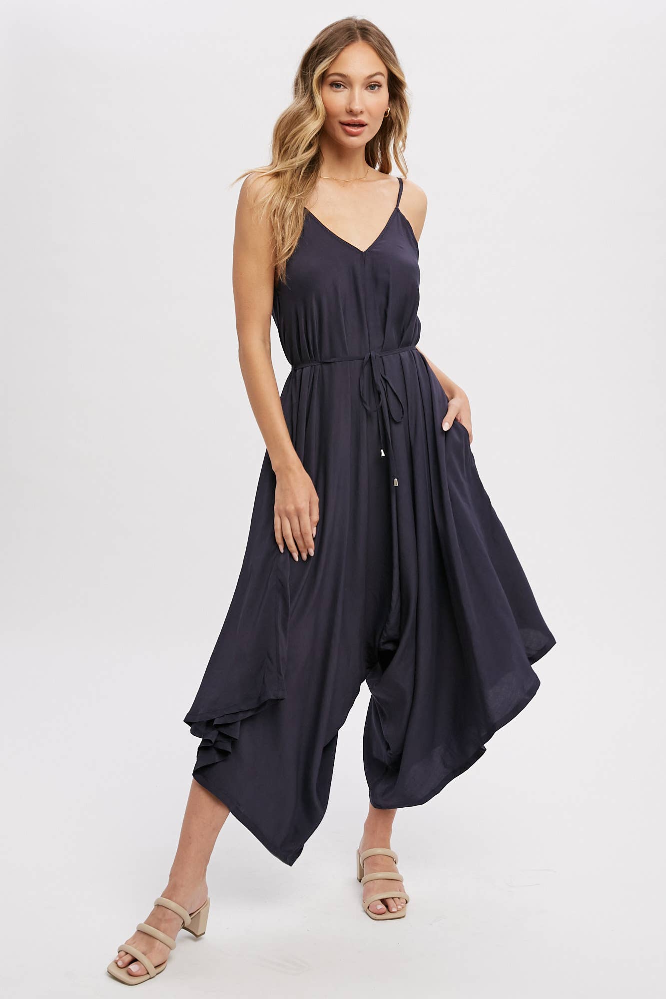 Olive Harem Jumpsuit