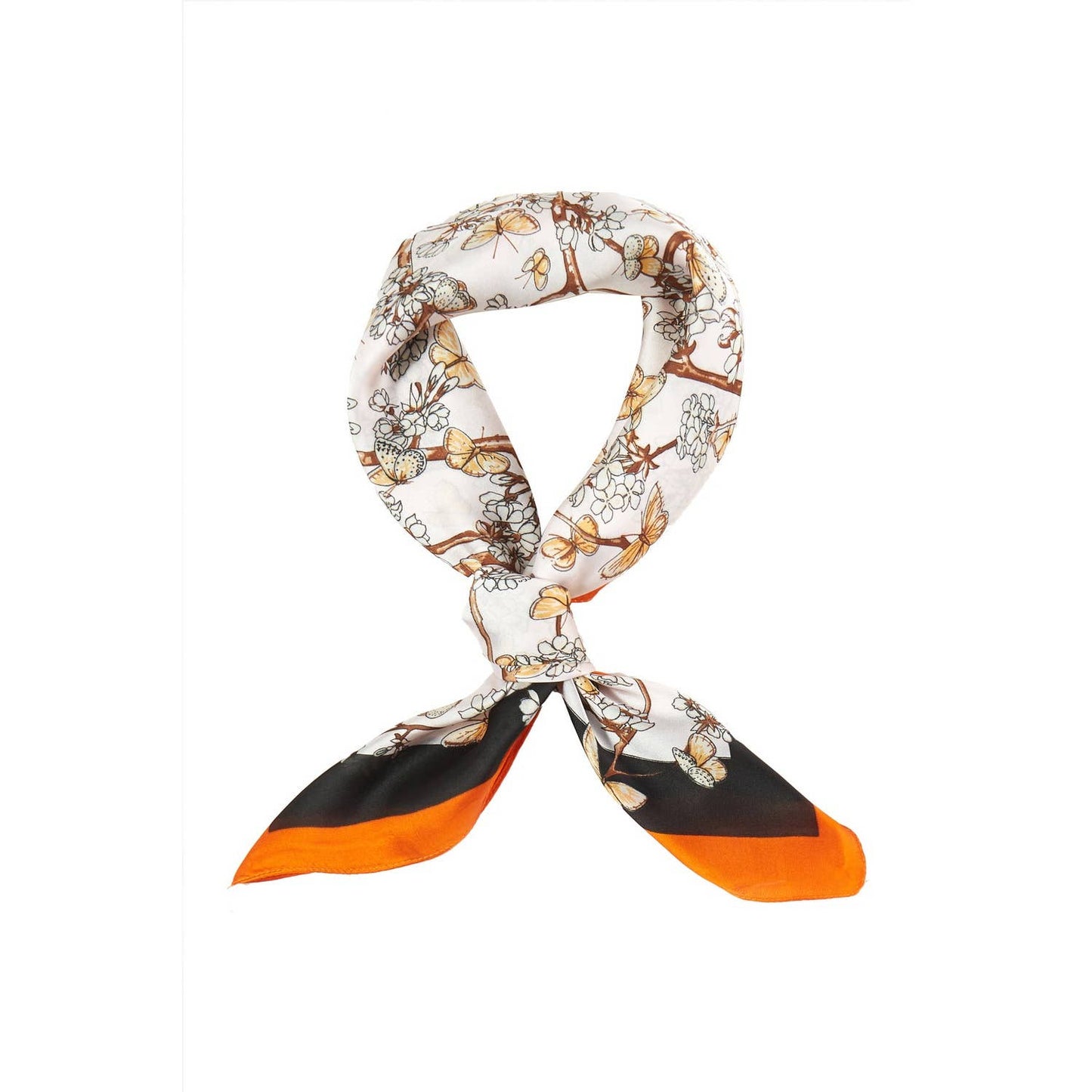 Flower With Butterfly Bandana