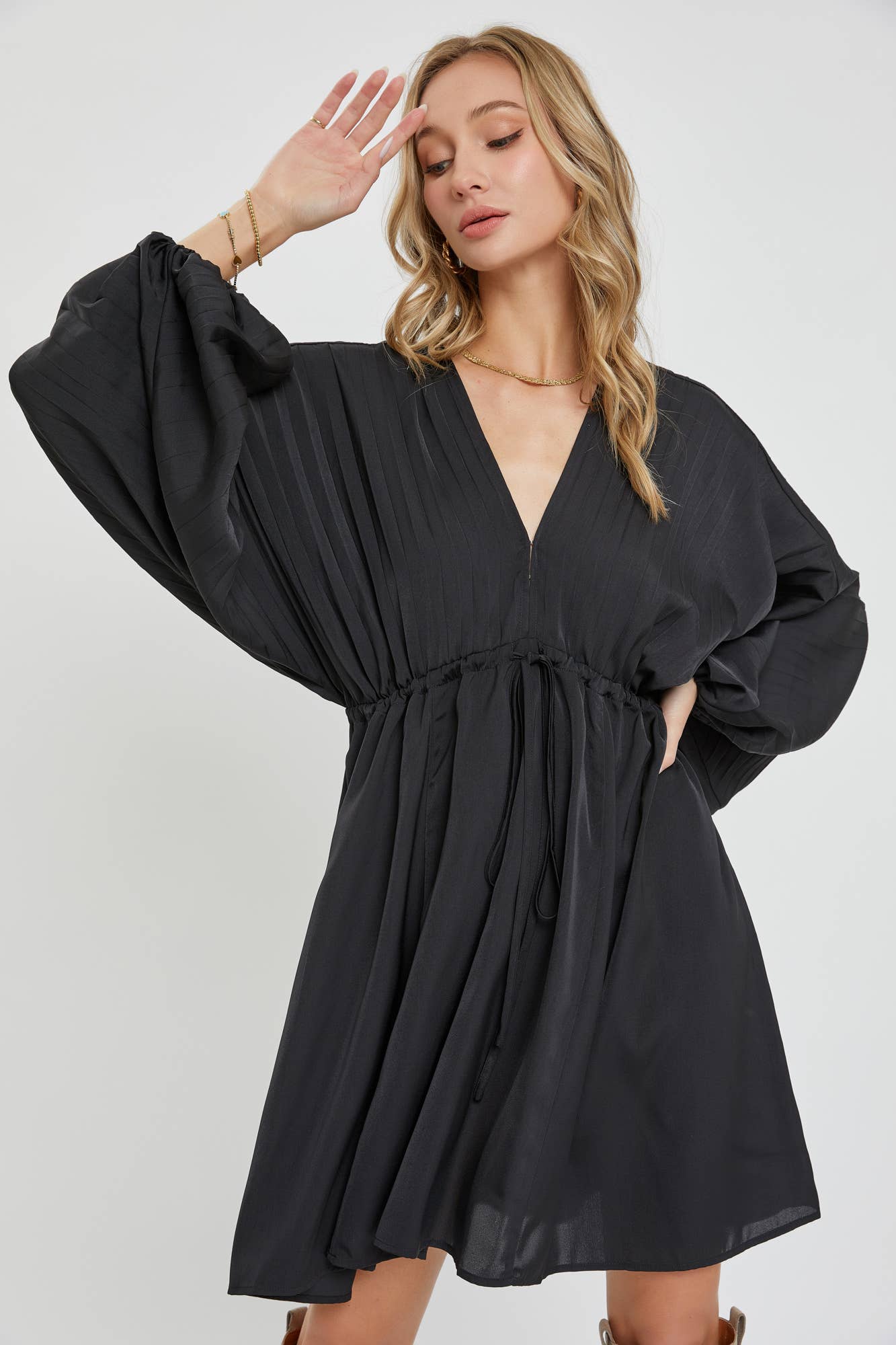 SATIN MINI DRESS