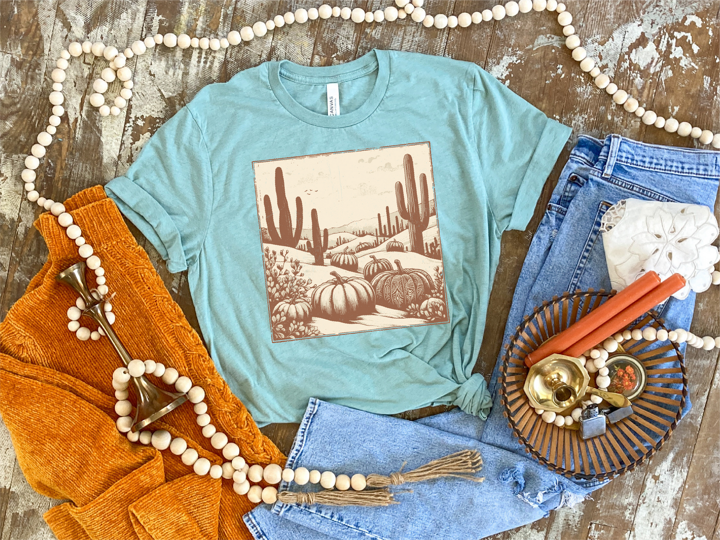 Western Pumpkins Fall Graphic Tee