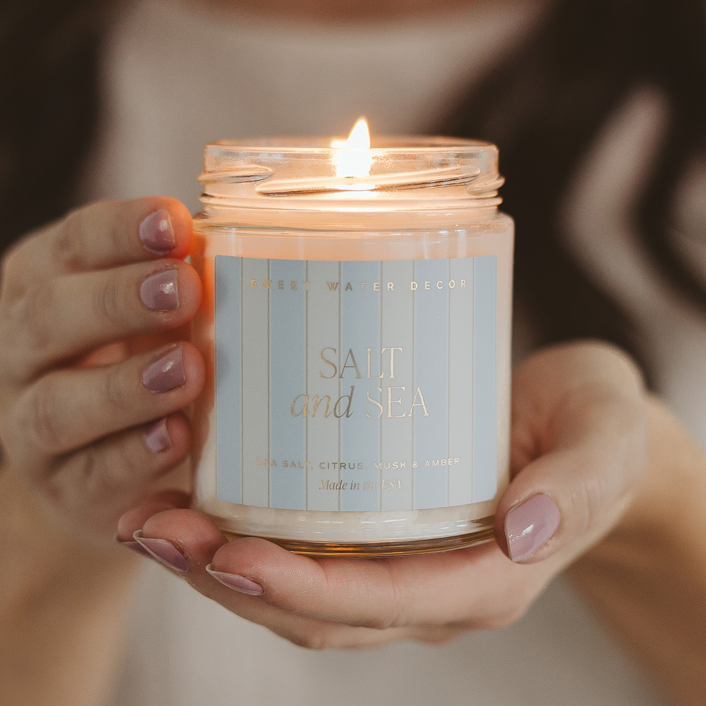 *NEW* Salt and Sea 9 oz Soy Candle - Home Decor & Gifts