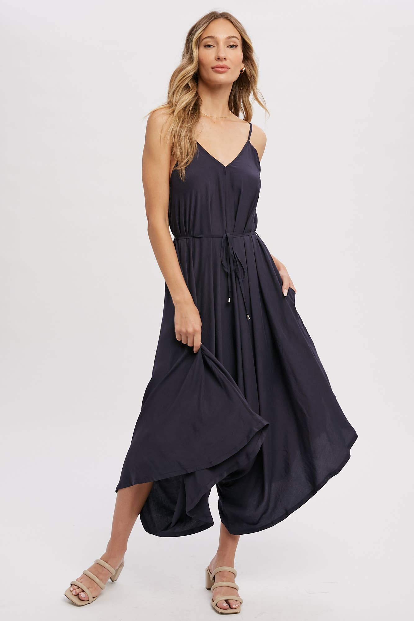 Olive Harem Jumpsuit