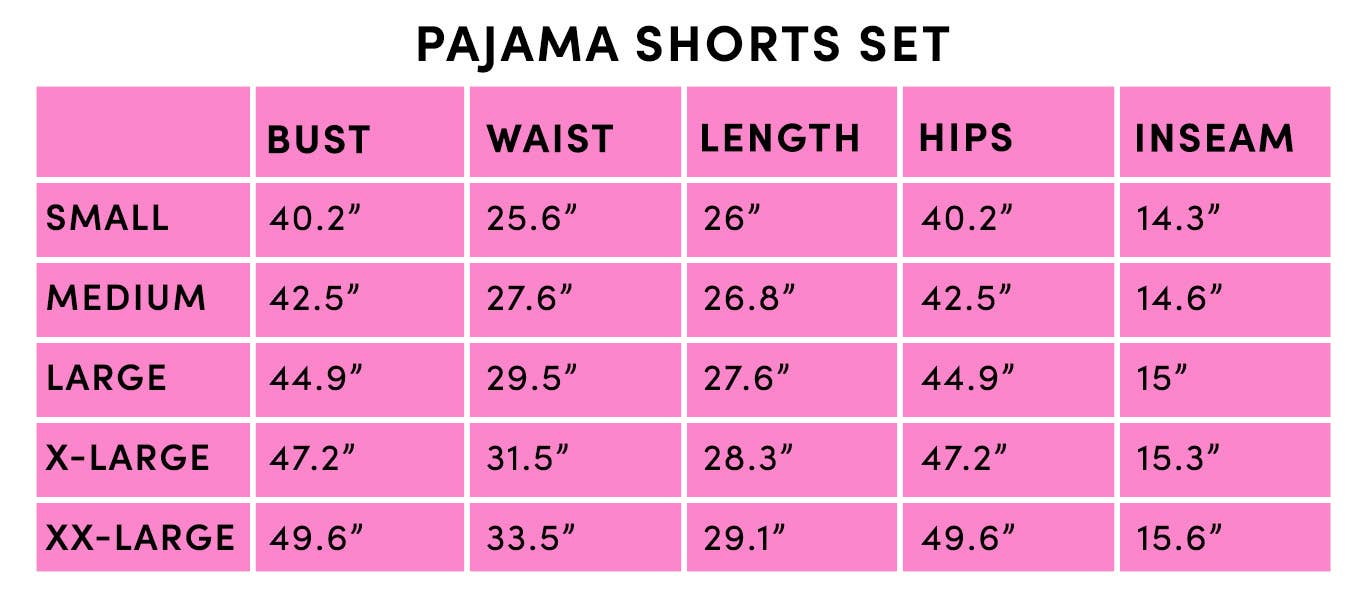 Beach Seashells Pajama Set