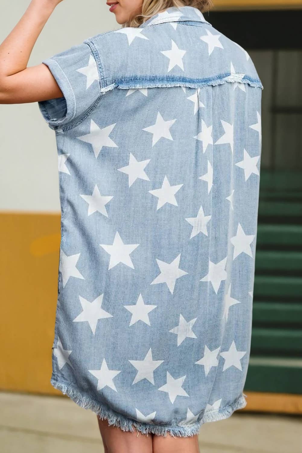 Stars Denim Dress