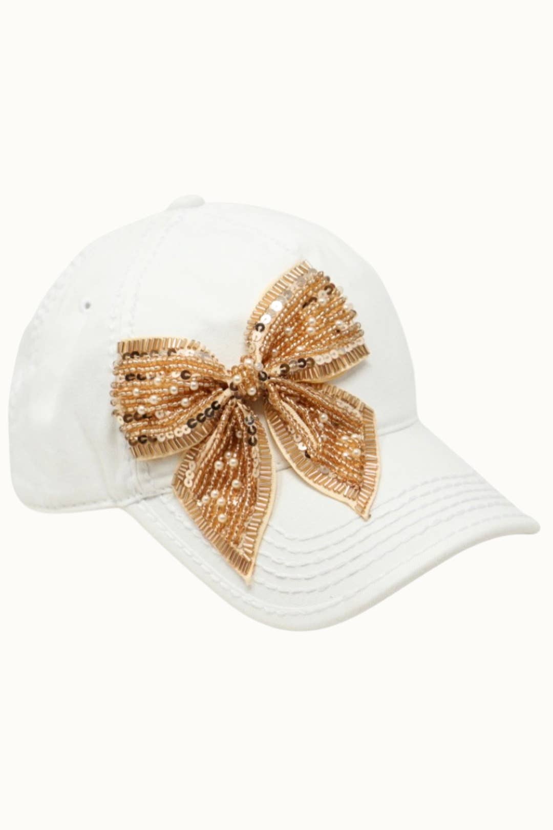 Bejeweled Bow red cap