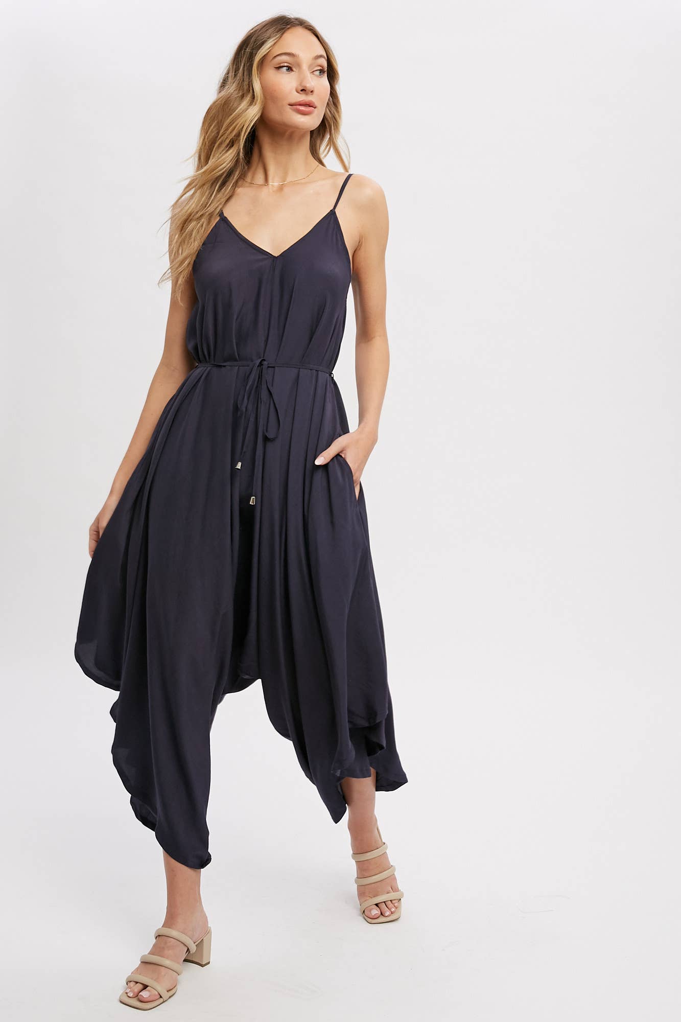 Olive Harem Jumpsuit