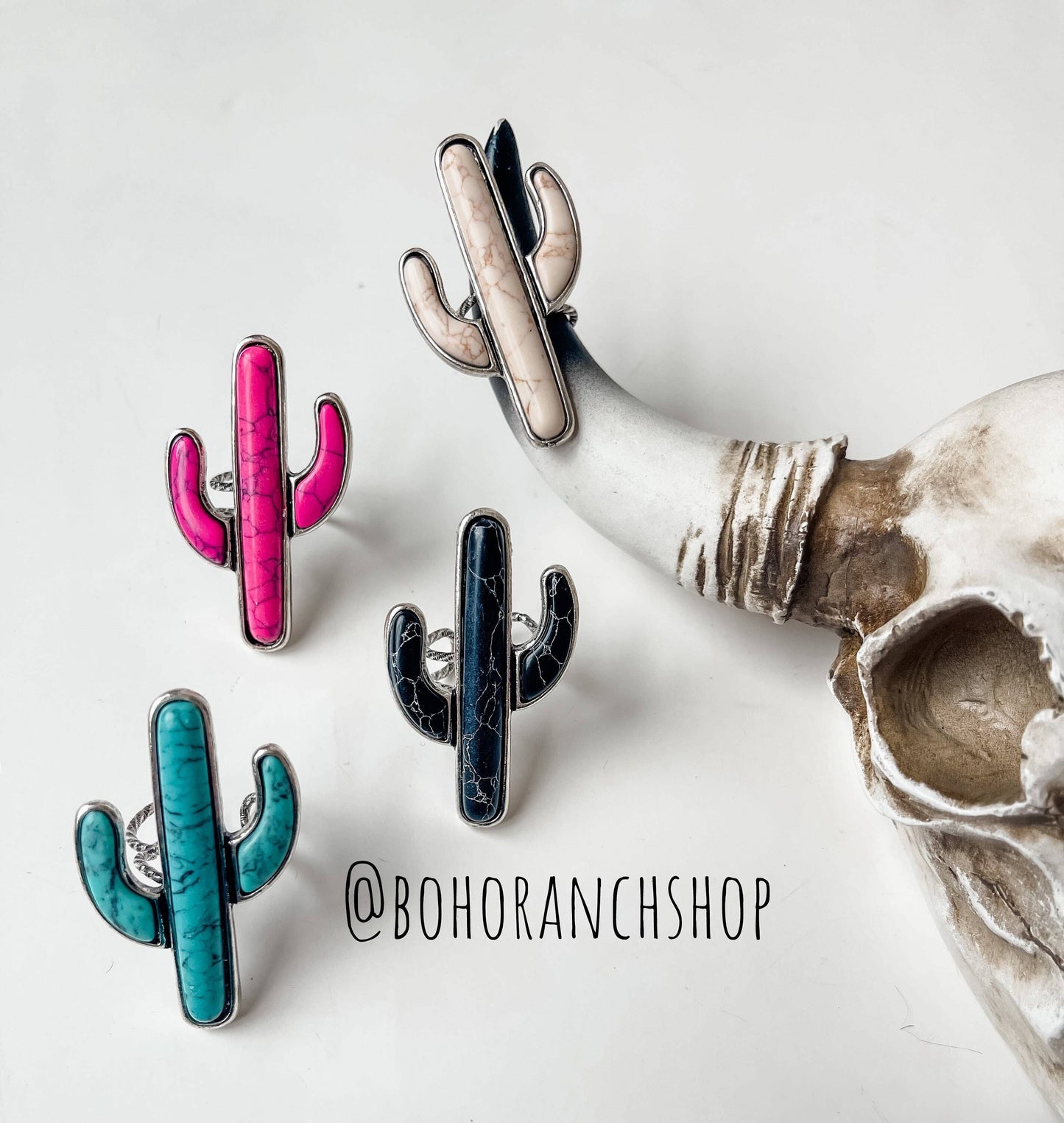 Western Statement Cactus Ring