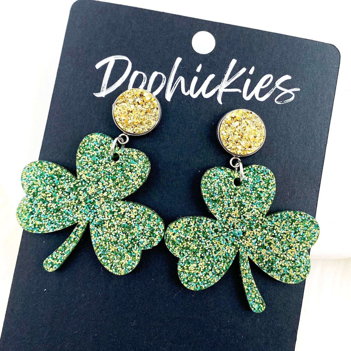 St. Paddy Glitter Shamrock Gold
