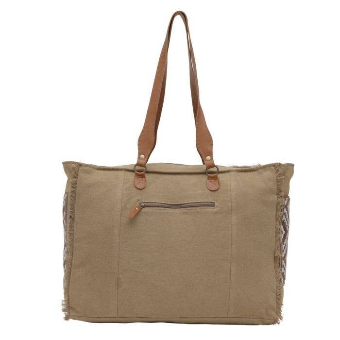 Brown Cowhide Travel Bag