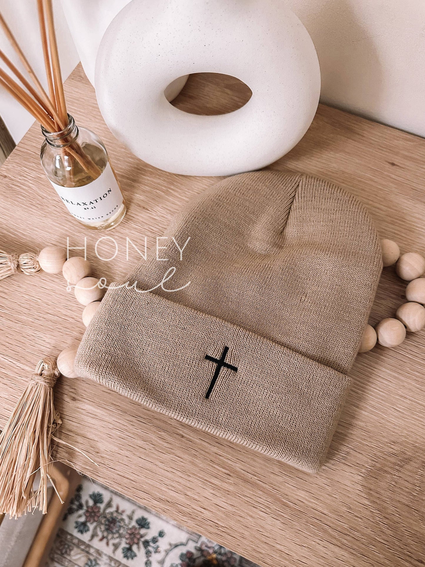 Cross Knit Beanie