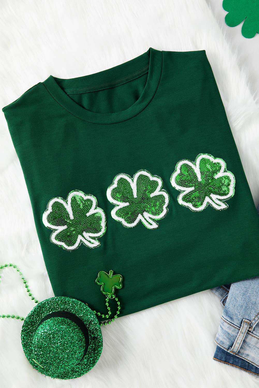 St. Patricks 3 Clover T Shirt