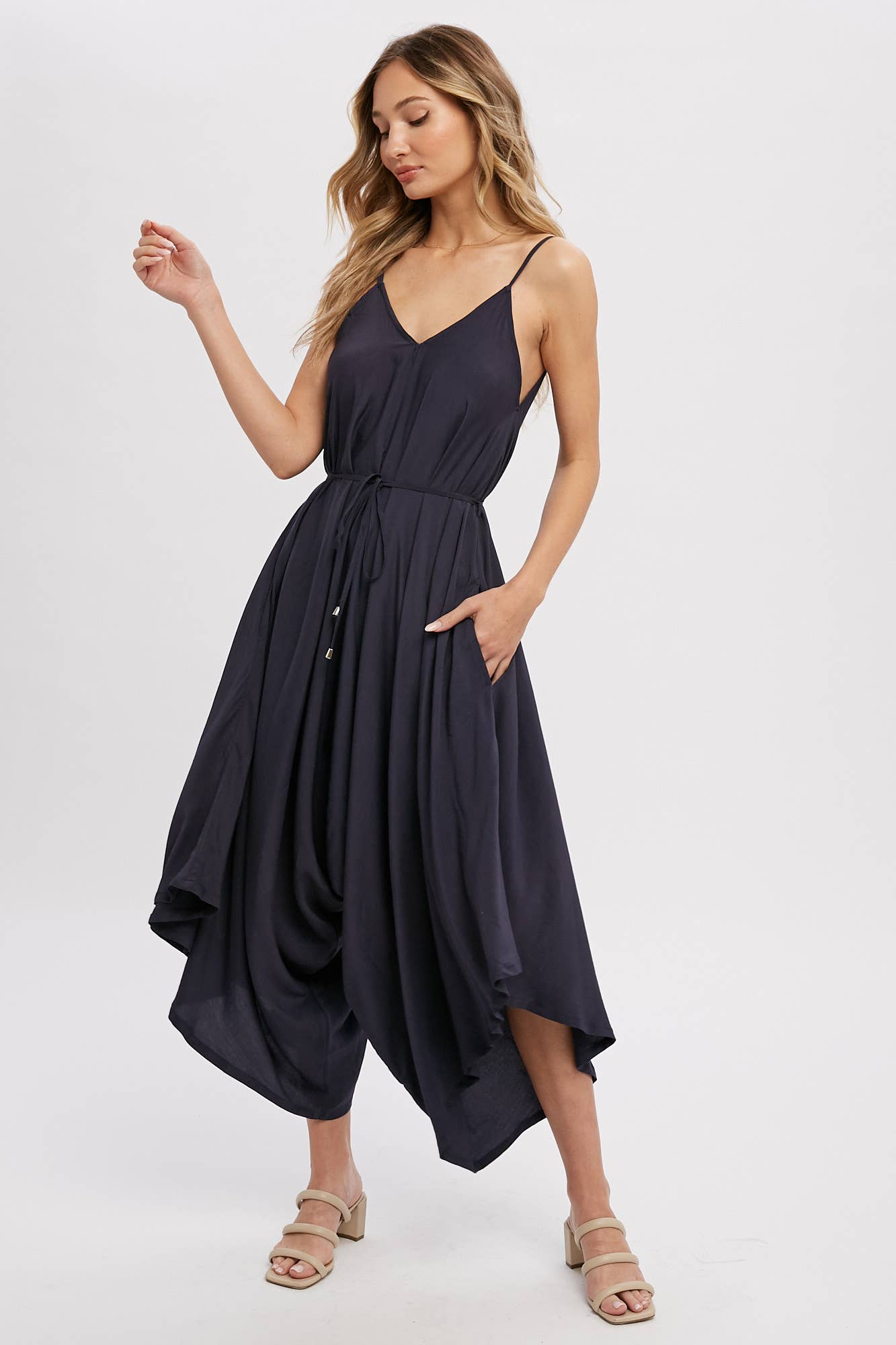 Olive Harem Jumpsuit