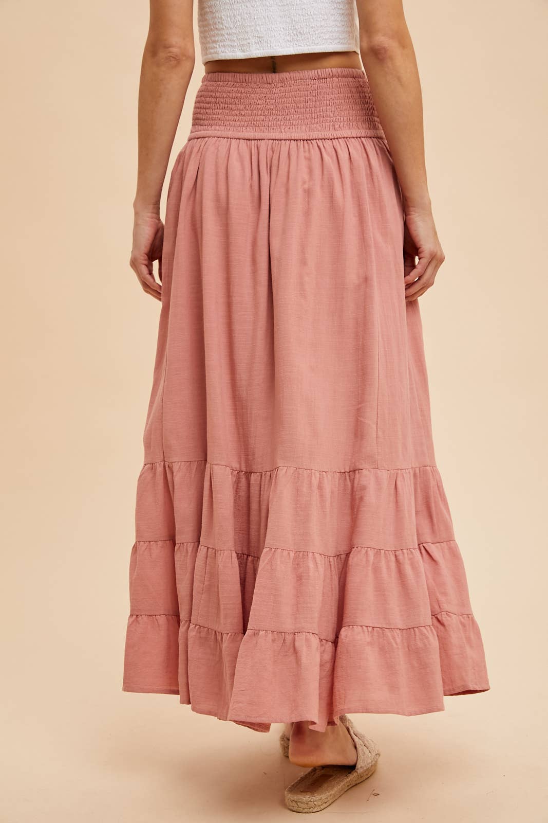 Desert Rose Ruffled Skirt