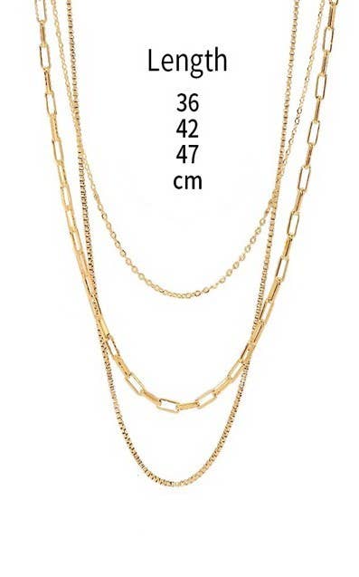 18K Gold Dipped Layered Necklace