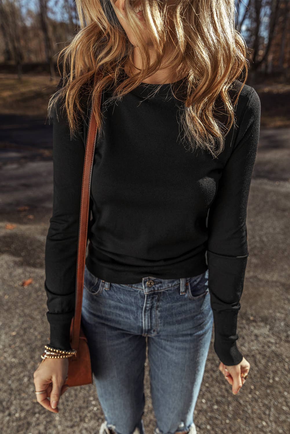 Solid Color Slim Fit Light Sweater