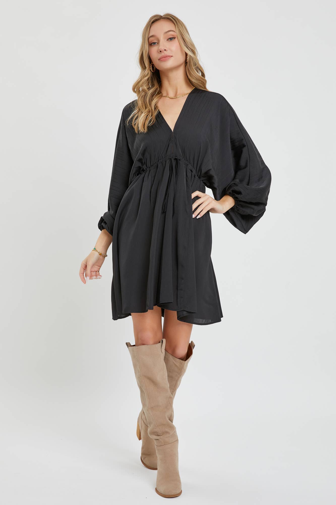 SATIN MINI DRESS