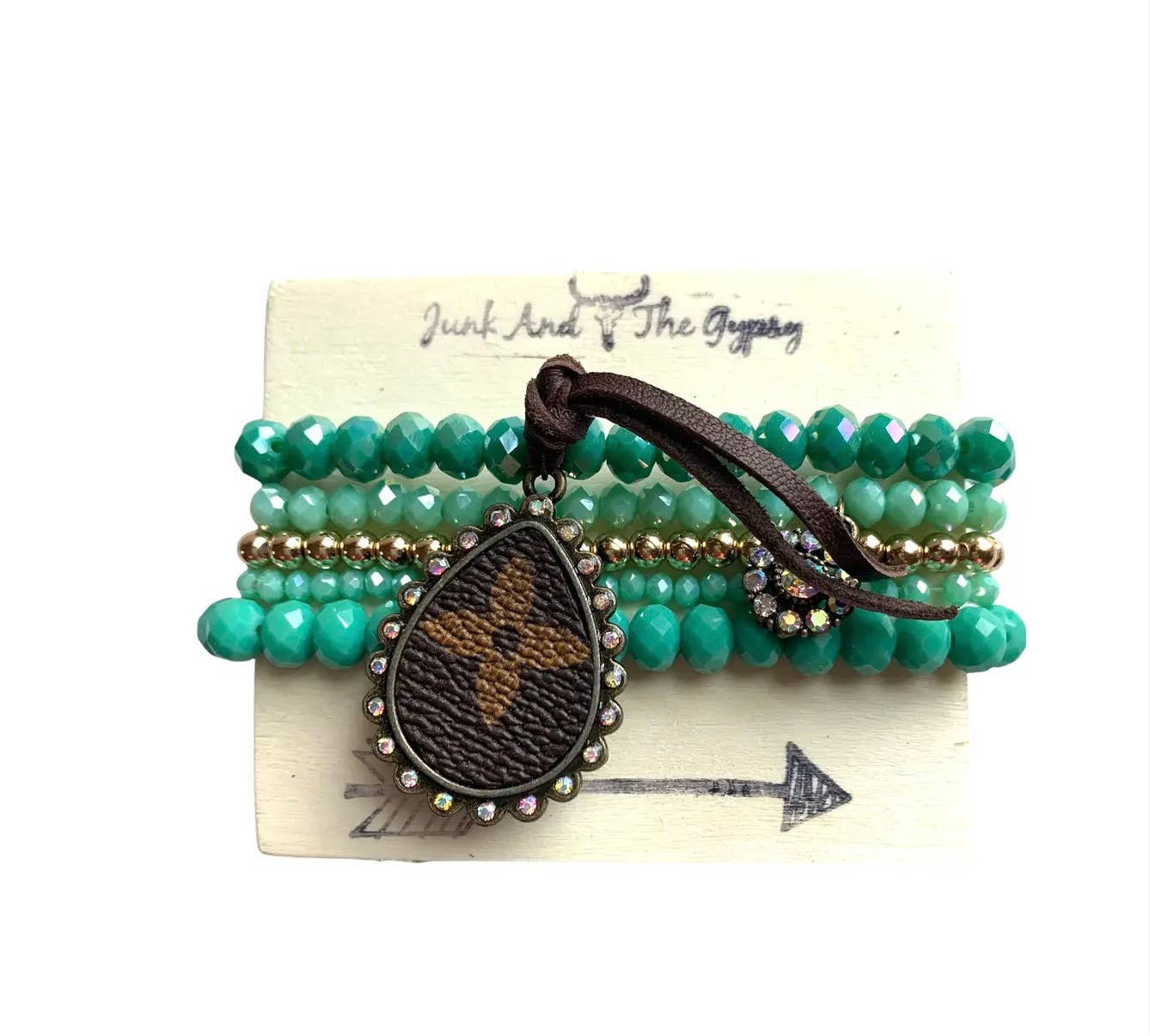 Aqua Stacked Bracelet