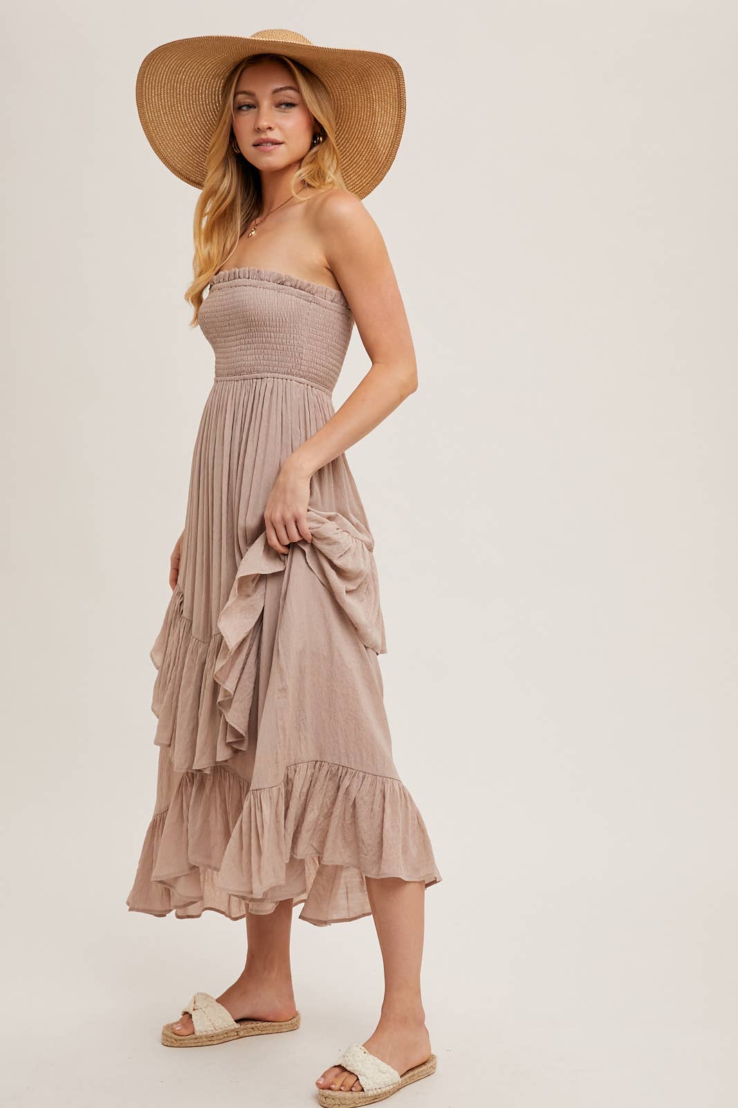 Tiered Ruffle Boho Dress