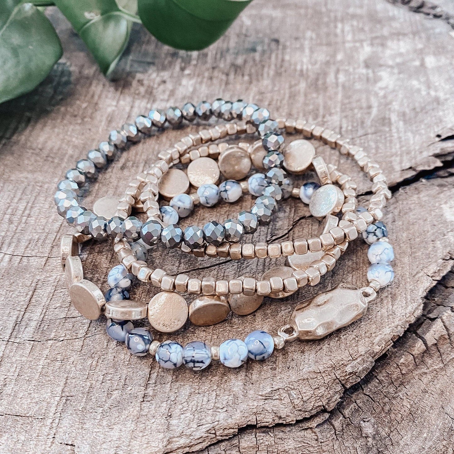 5 piece Boho Beaded Bracelets