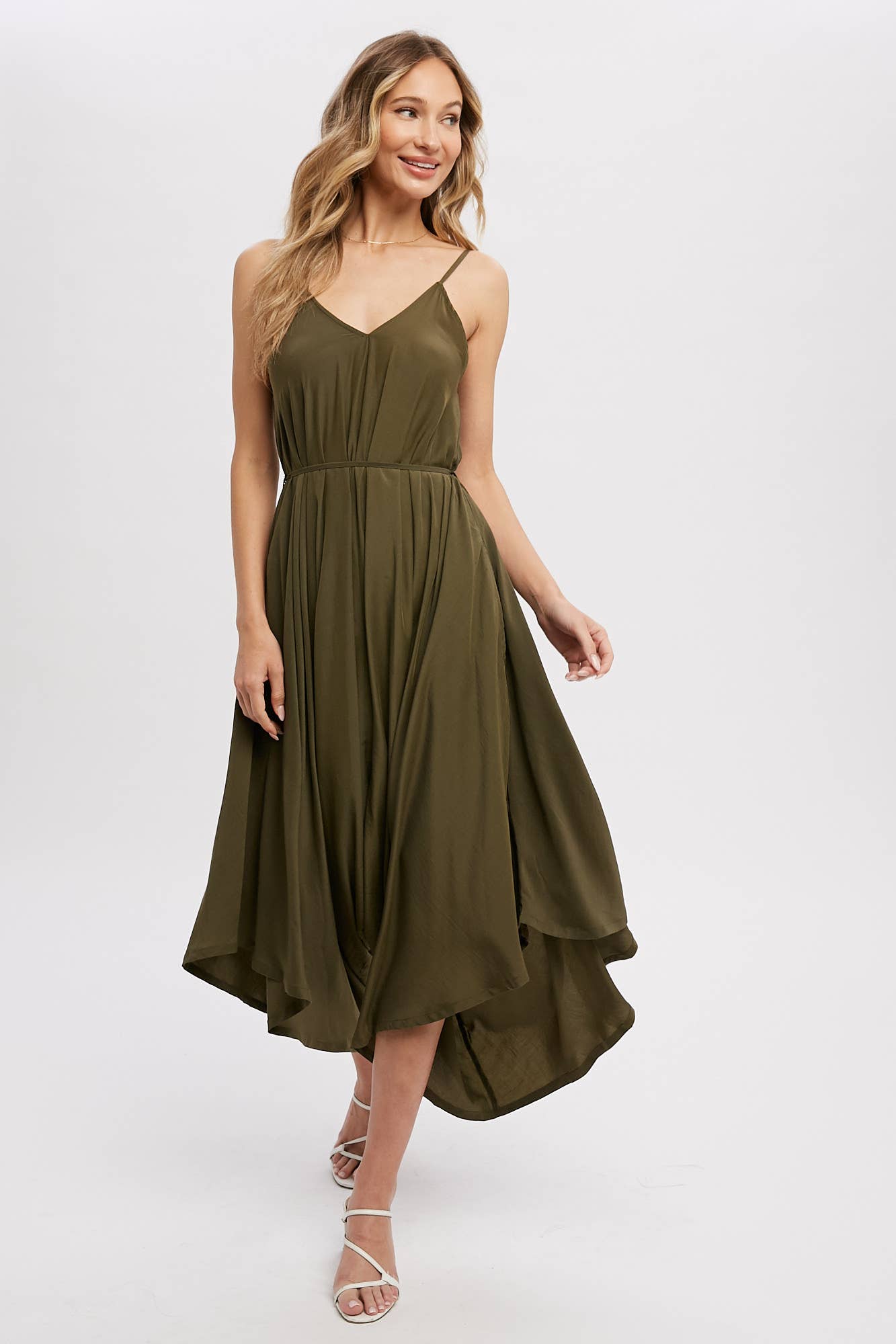Olive Harem Jumpsuit