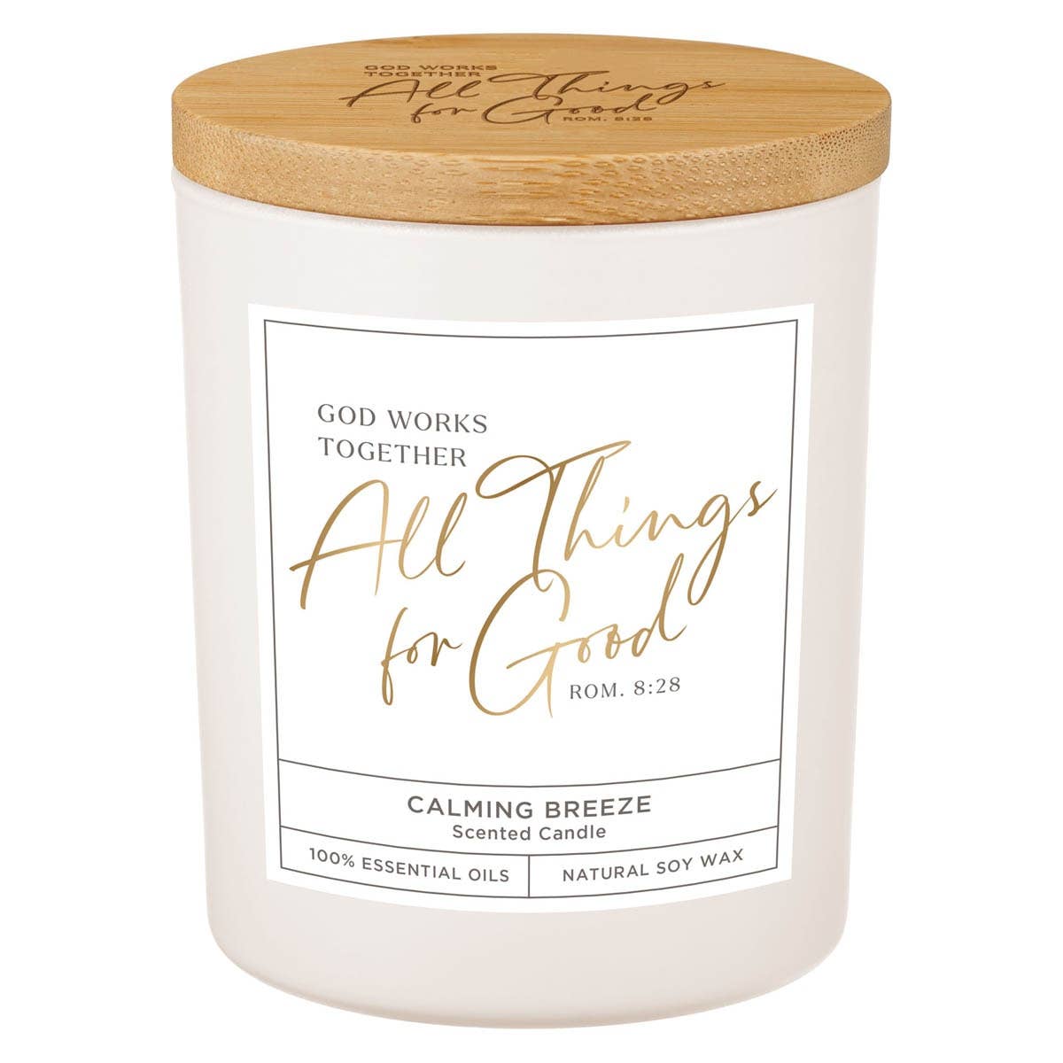 White Candle God Works Rom. 8:28