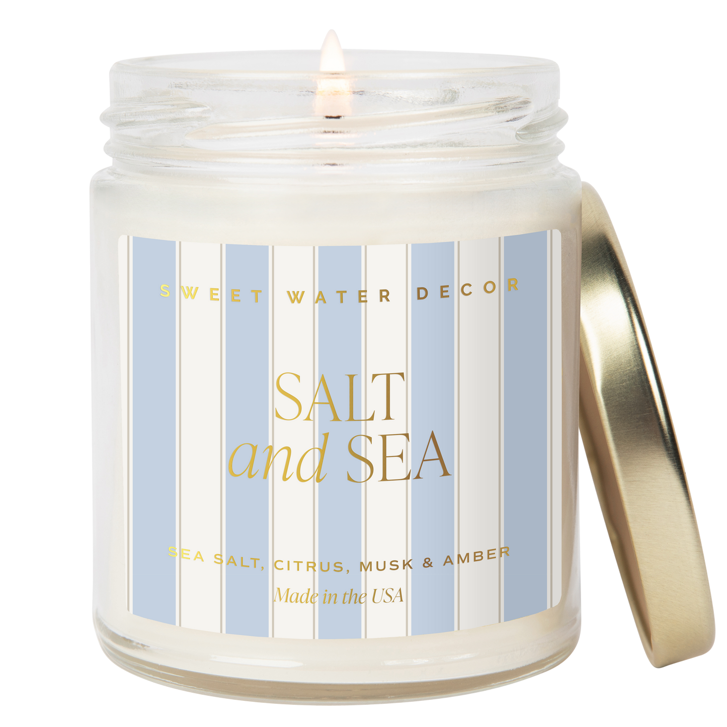 *NEW* Salt and Sea 9 oz Soy Candle - Home Decor & Gifts