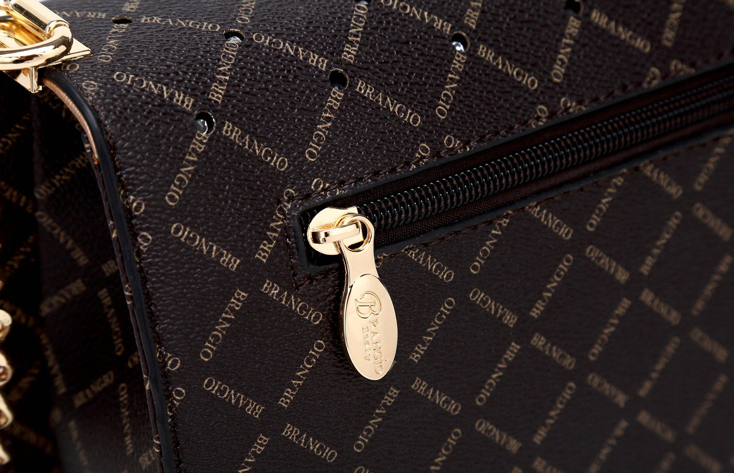 Brangio Italy Diamond Stitch Crossbody Bag