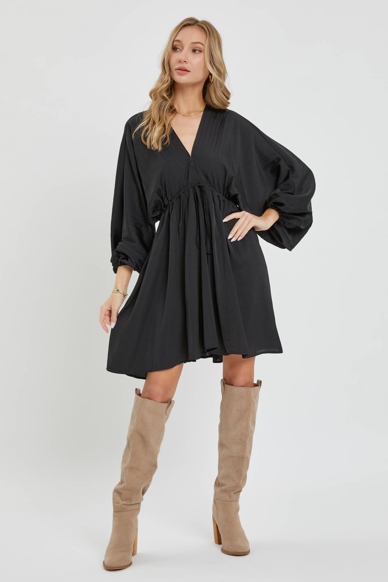 SATIN MINI DRESS