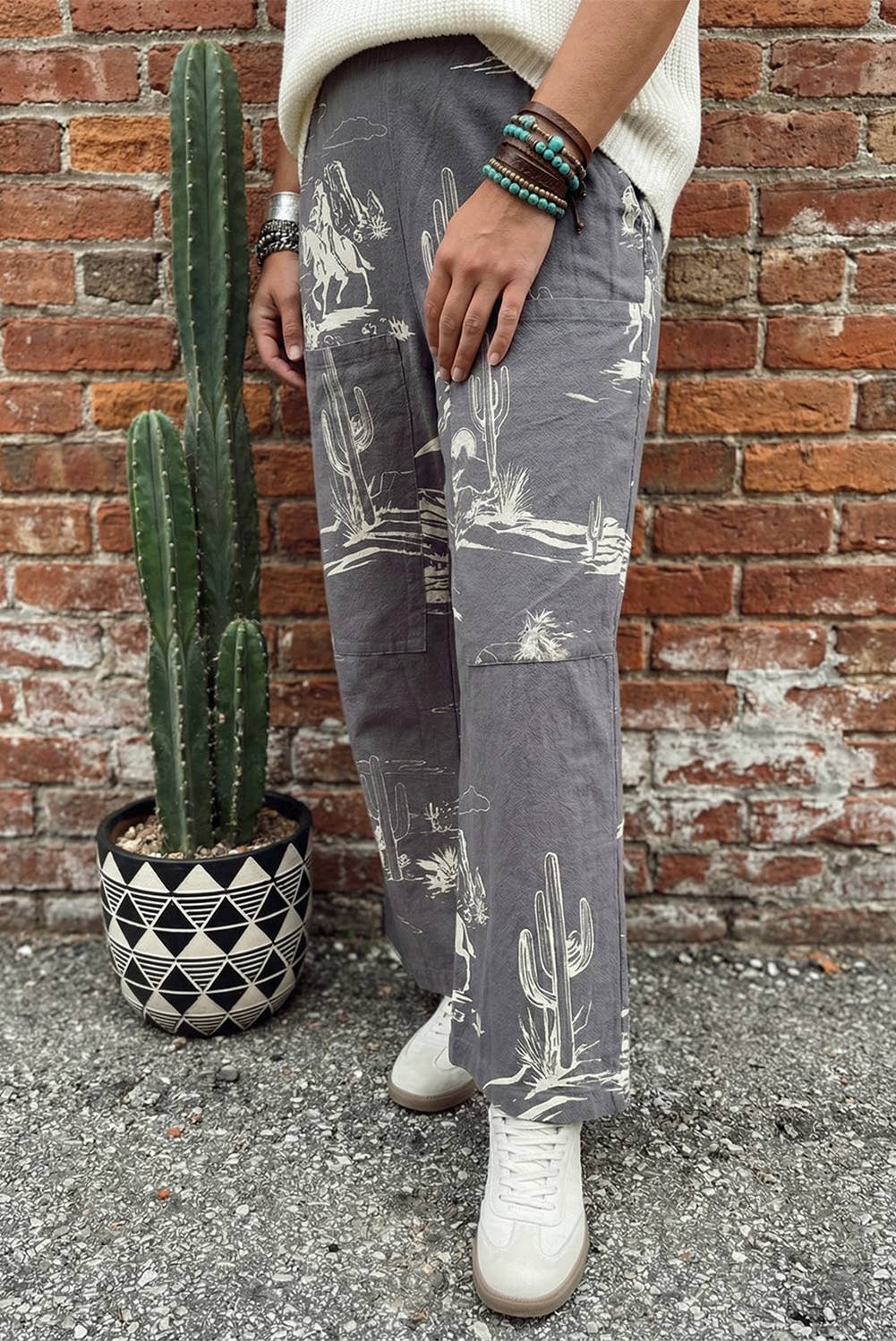 Spring Western Wild West Riding Vintage Jeans