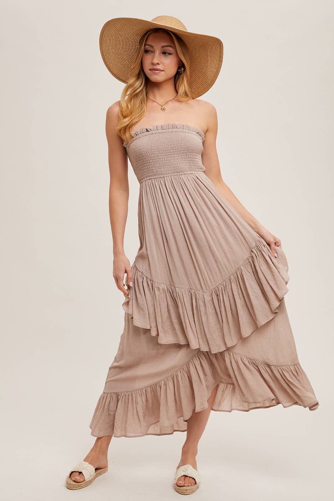 Tiered Ruffle Boho Dress