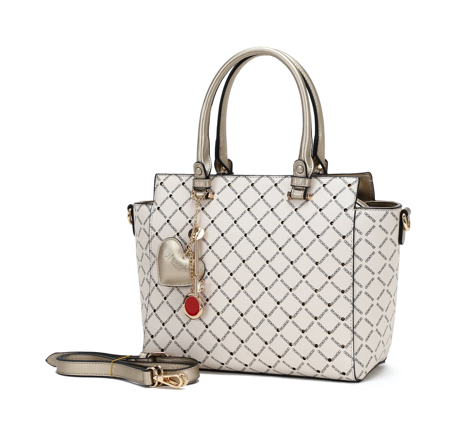 Luxe Diamond Stitched Tote