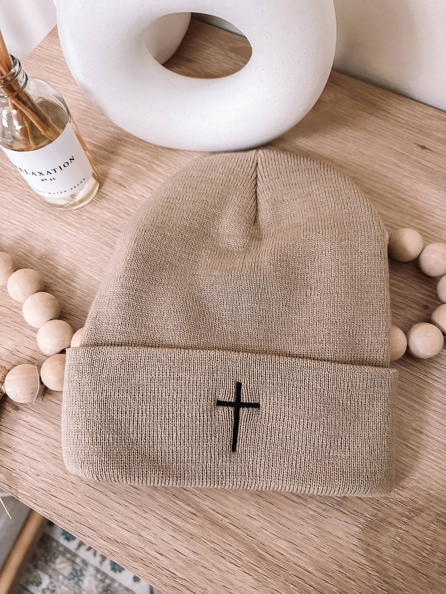 Cross Knit Beanie