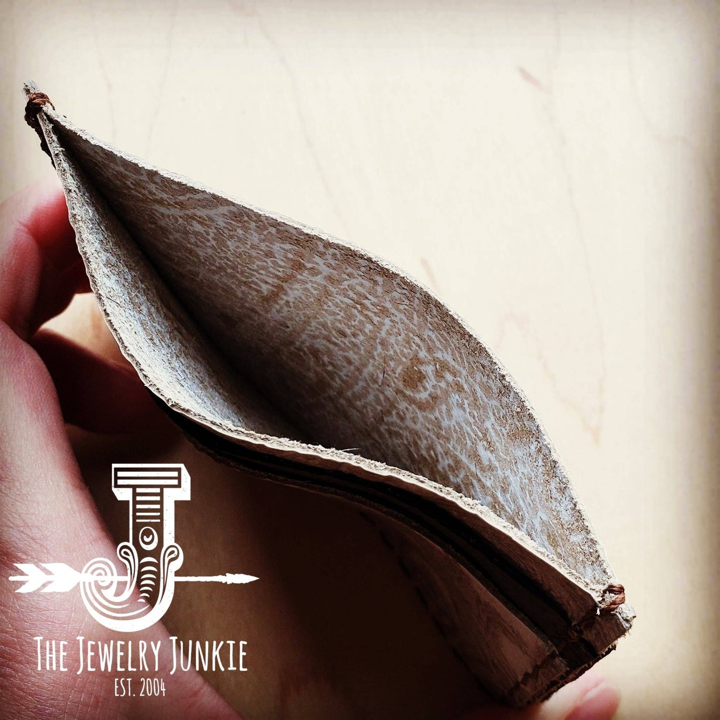 Leather Paisley Card Holder