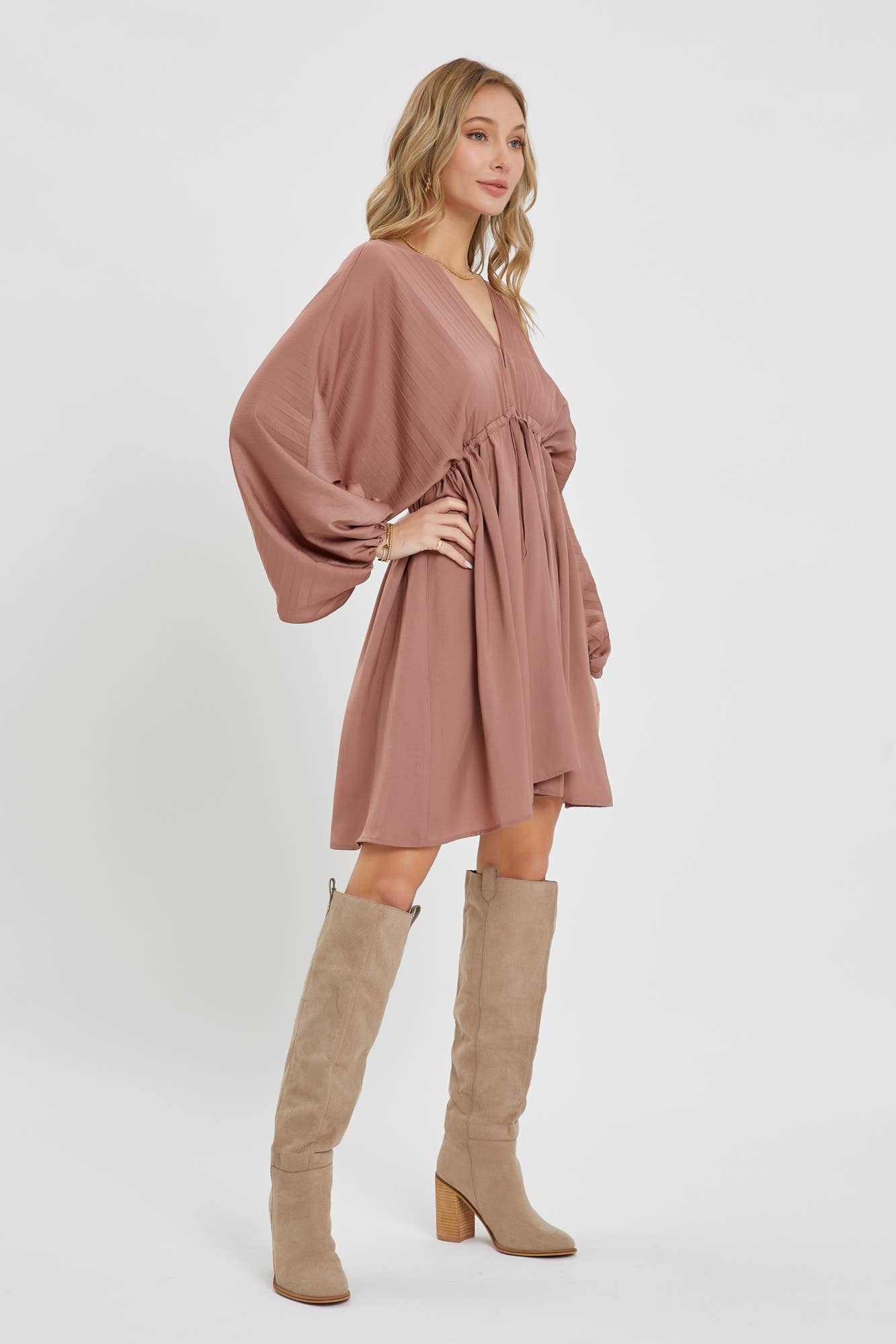 SATIN MINI DRESS