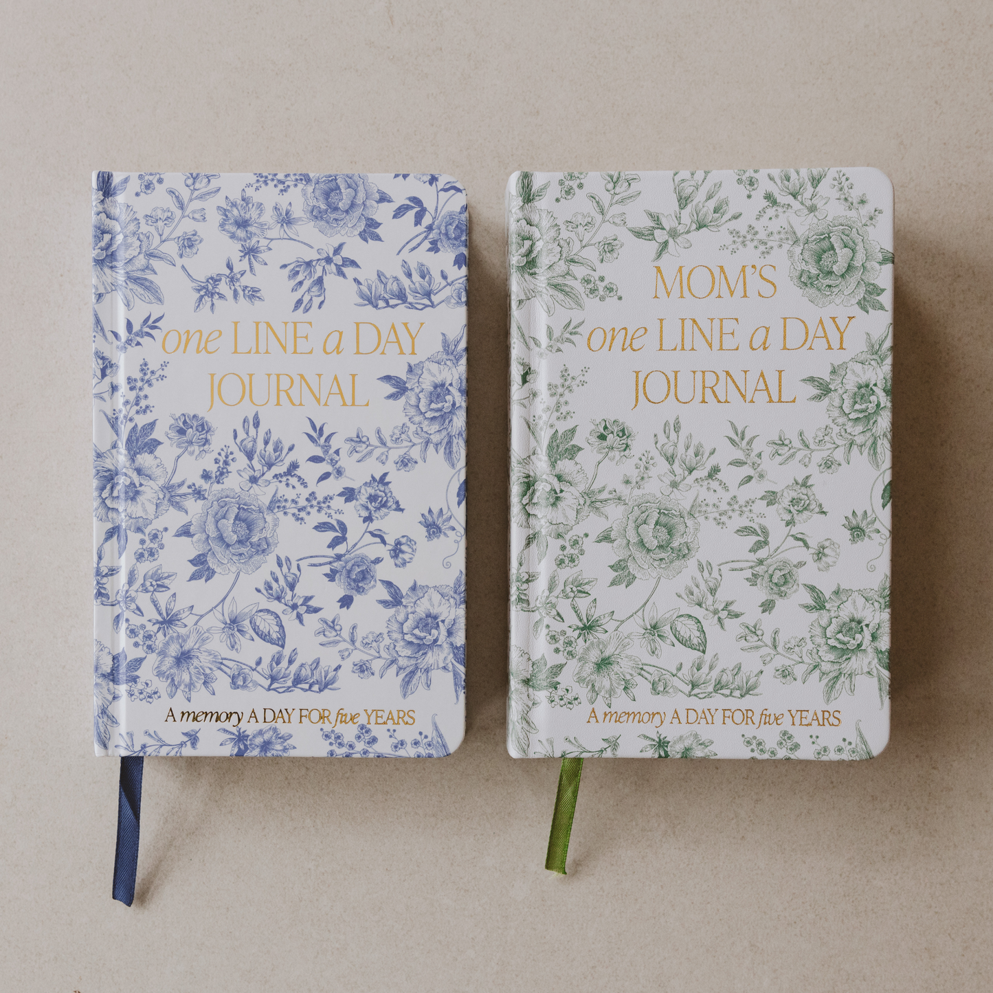 Blue Delft One Line A Day Fabric Journal