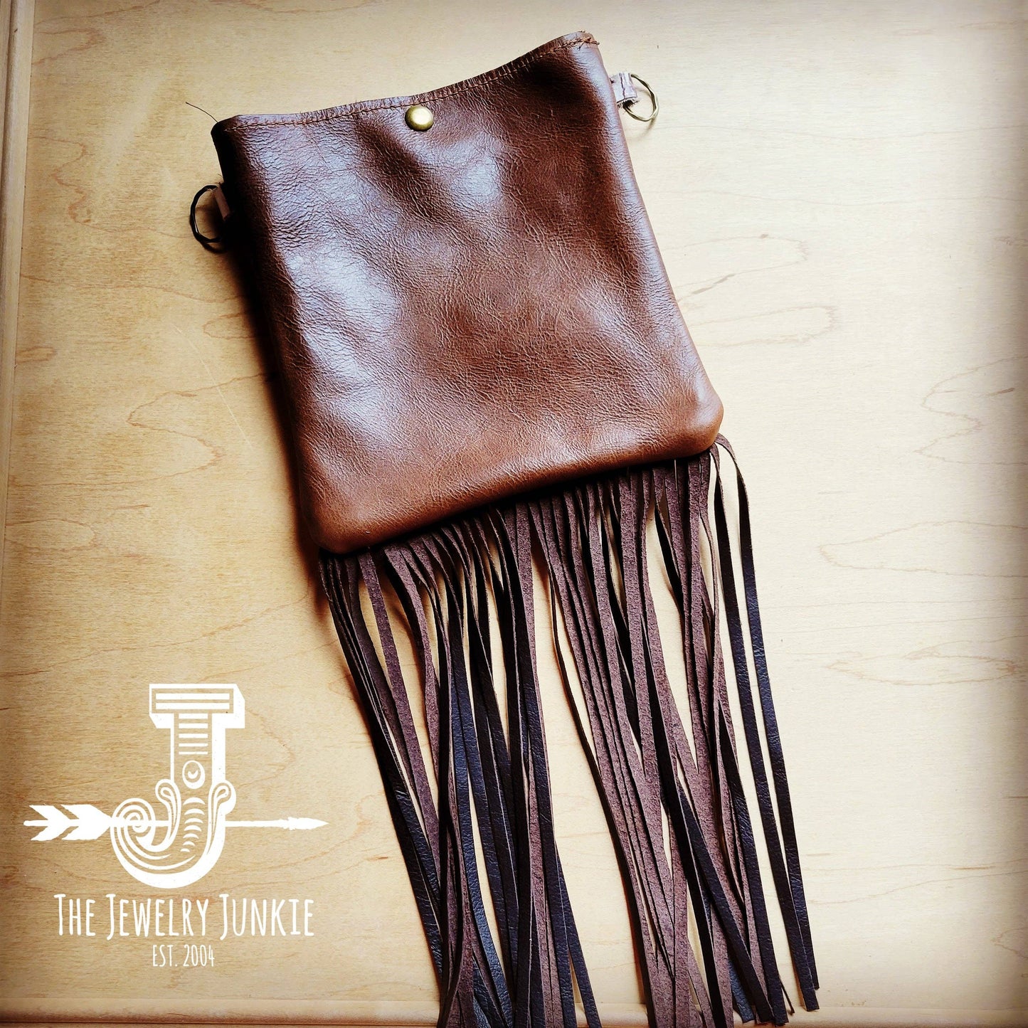 Crossbody White Chateau Leather Fringe