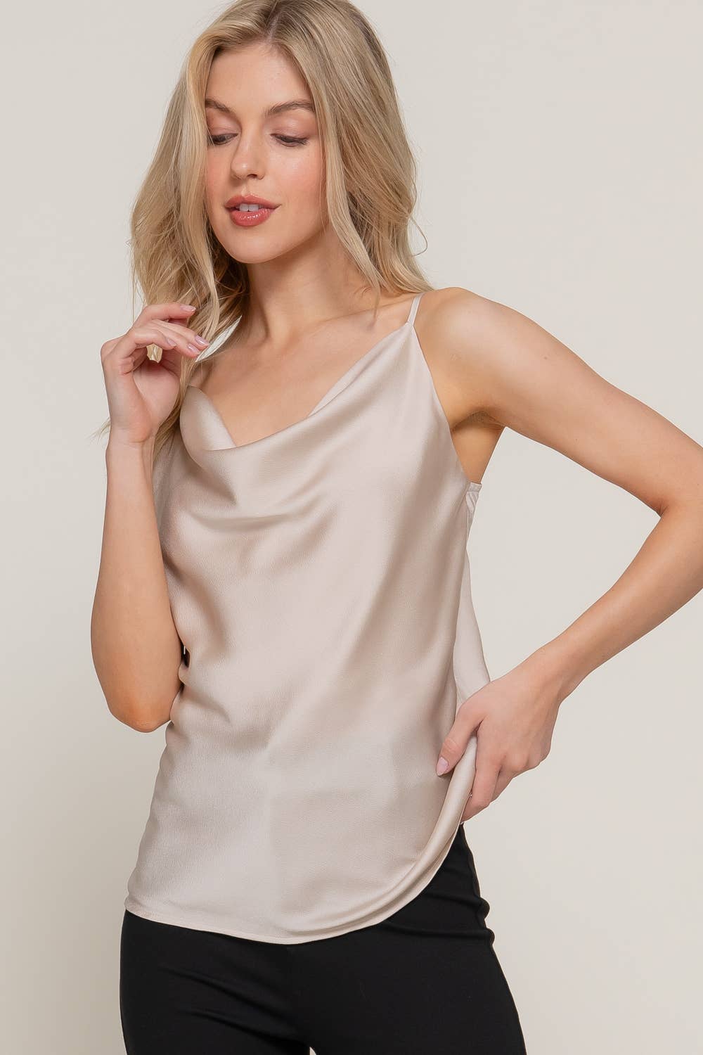 SATIN CAMI TOP