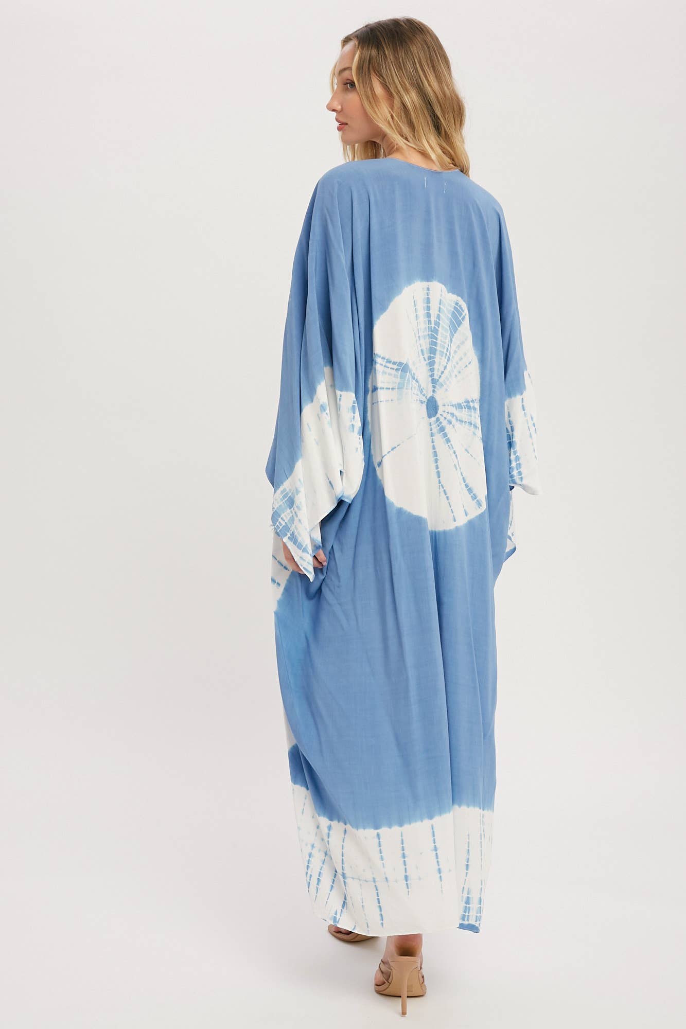 TIE DYE MAXI KIMONO