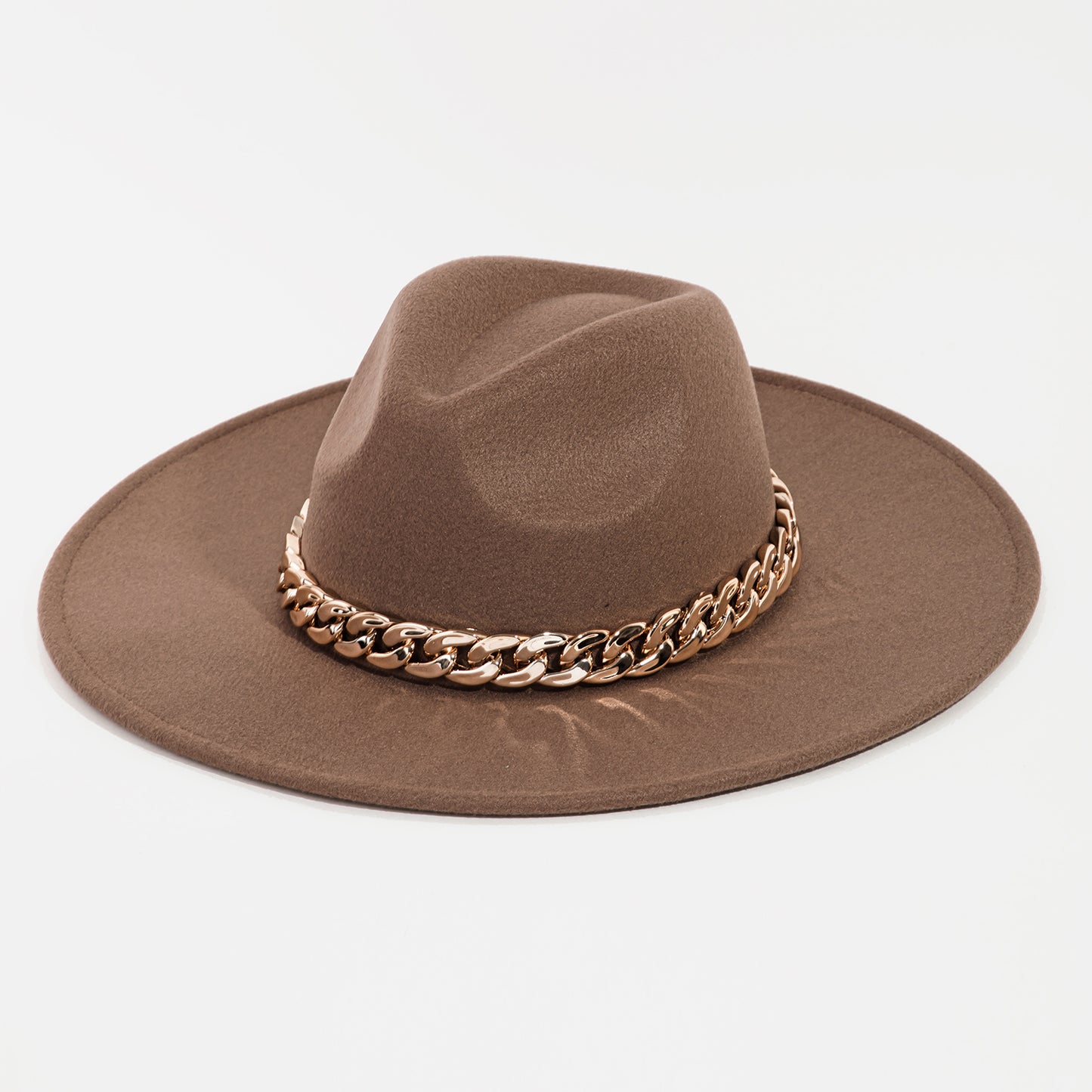 Chain Link Strap Western Fashion Hat