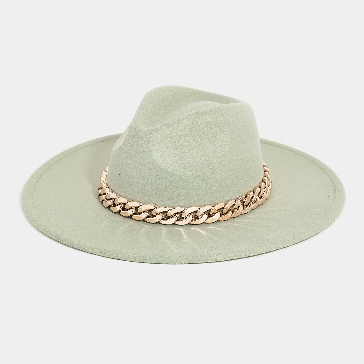 Chain Link Strap Western Fashion Hat
