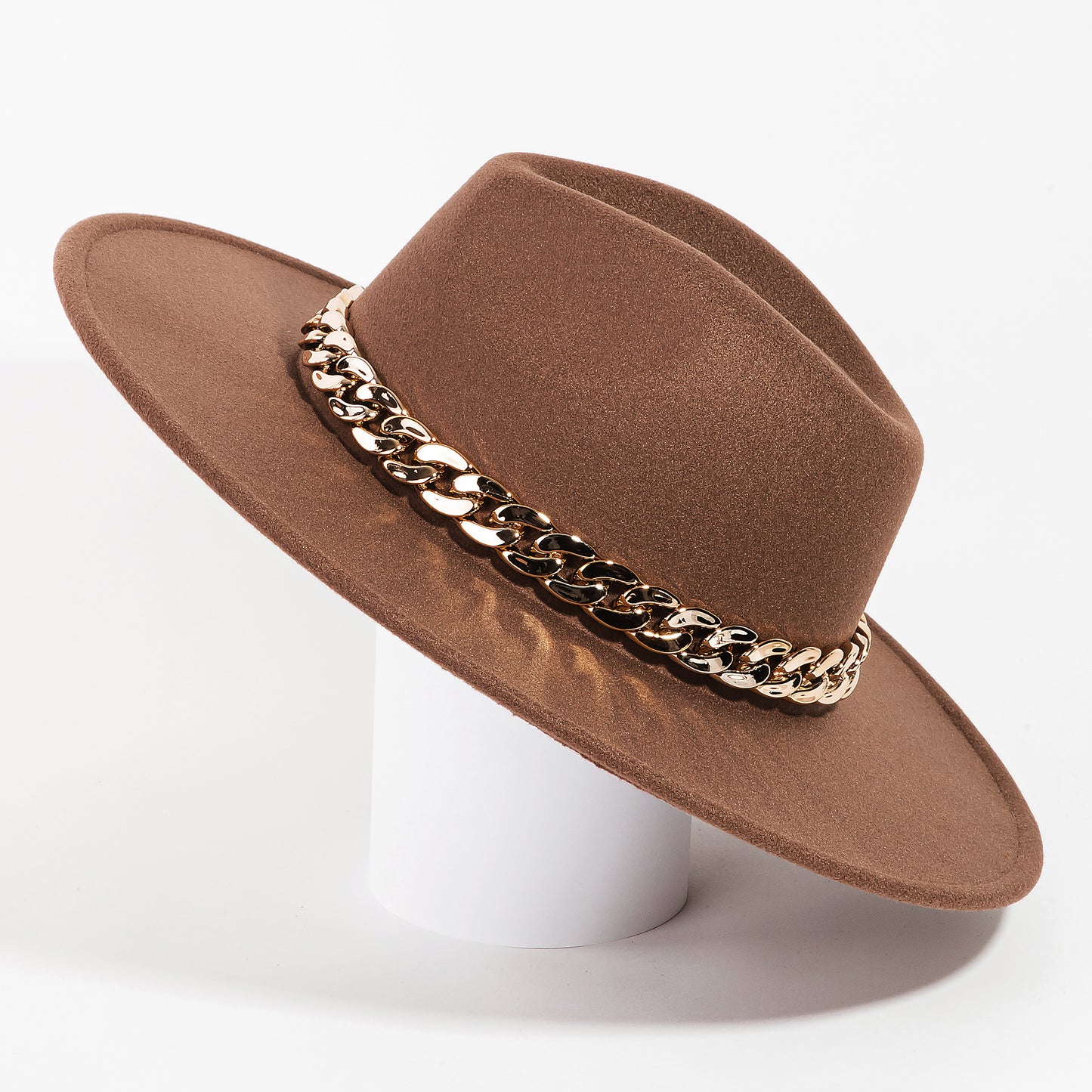 Chain Link Strap Western Fashion Hat