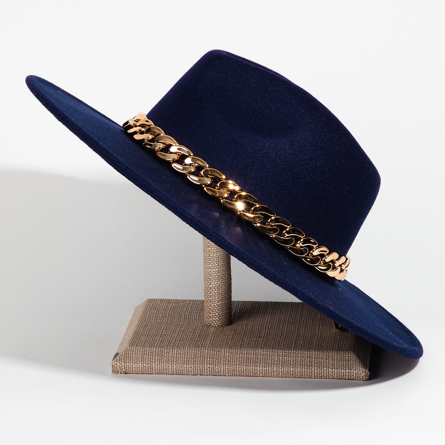 Chain Link Strap Western Fashion Hat
