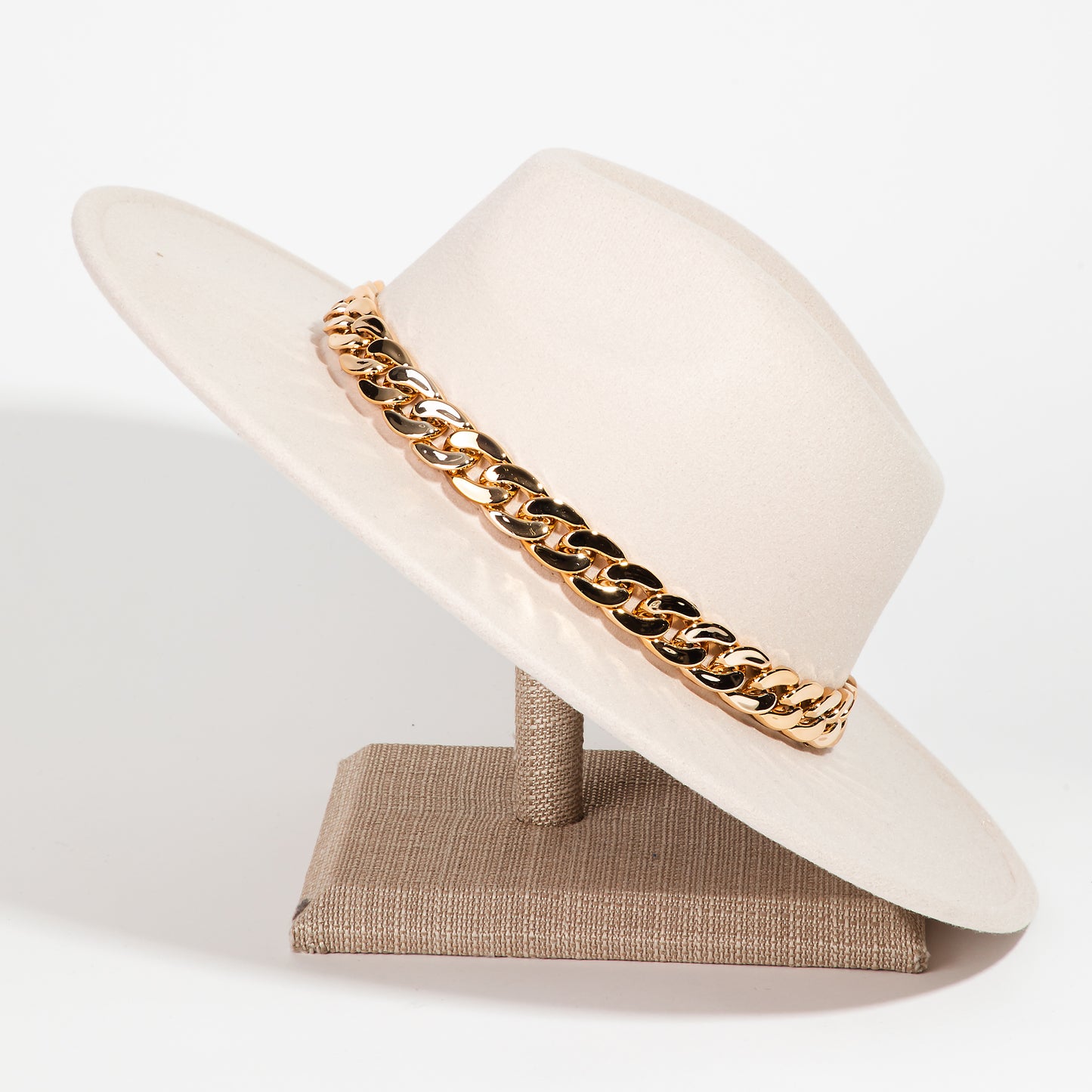 Chain Link Strap Western Fashion Hat