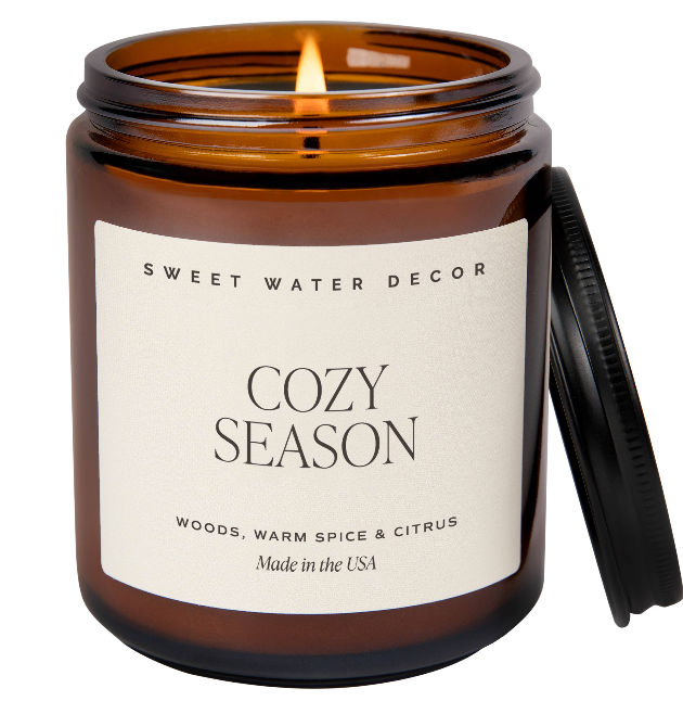 Cozy Season 9 oz Soy Candle - Fall Home Decor & Gifts