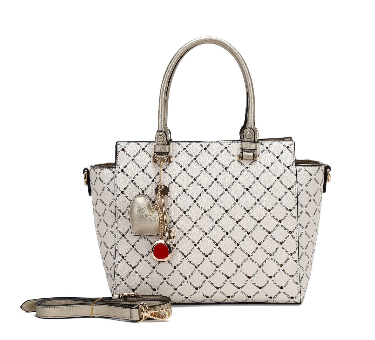 Luxe Diamond Stitched Tote
