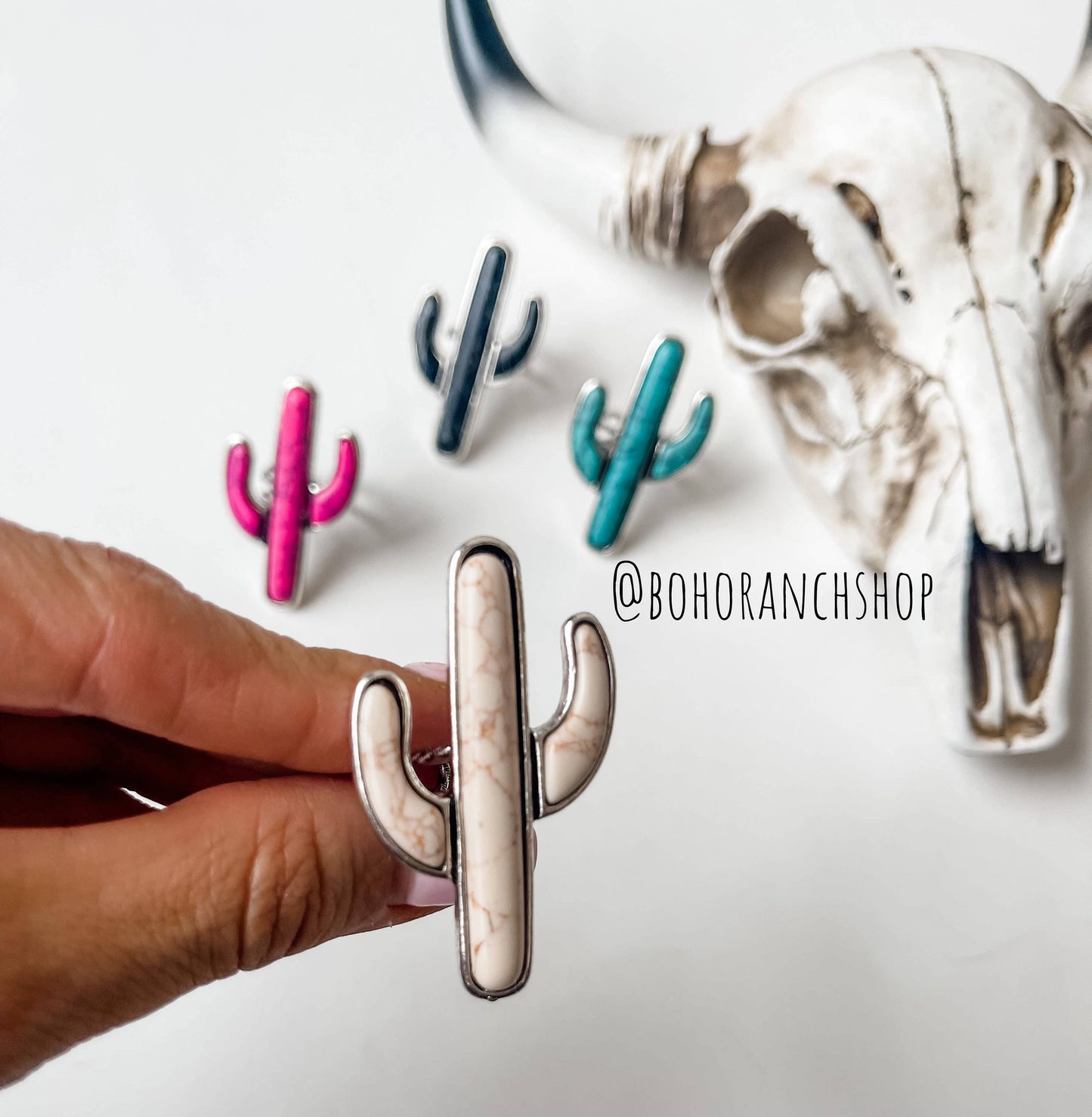 Western Statement Cactus Ring